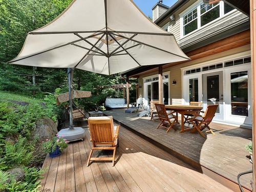 Patio - 2846 Crois. De La Falaise, Val-David, QC - Outdoor With Deck Patio Veranda With Exterior