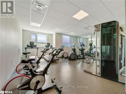 702 - 58 Lakeside Terrace, Barrie (Little Lake), ON - Indoor Photo Showing Gym Room