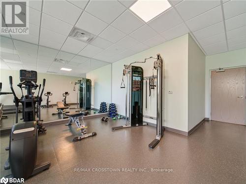 702 - 58 Lakeside Terrace, Barrie (Little Lake), ON - Indoor Photo Showing Gym Room