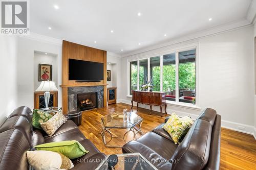 97 Post Road, Toronto (Banbury-Don Mills), ON - Indoor Photo Showing Living Room With Fireplace