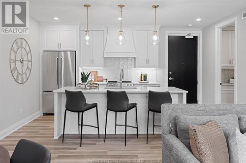 1855 Wyoming Unit# 206, Lasalle, ON - Indoor Photo Showing Kitchen With Stainless Steel Kitchen With Upgraded Kitchen