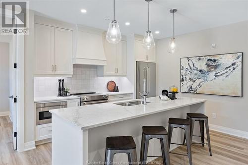 1855 Wyoming Unit# 204, Lasalle, ON - Indoor Photo Showing Kitchen With Double Sink With Upgraded Kitchen