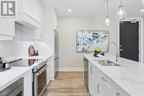 1855 Wyoming Unit# 204, Lasalle, ON - Indoor Photo Showing Kitchen With Double Sink With Upgraded Kitchen