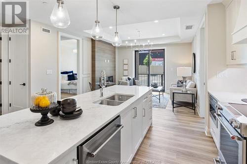 1855 Wyoming Unit# 204, Lasalle, ON - Indoor Photo Showing Kitchen With Double Sink With Upgraded Kitchen