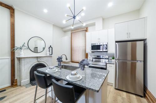 82 Victoria Avenue S, Hamilton, ON - Indoor Photo Showing Kitchen With Stainless Steel Kitchen