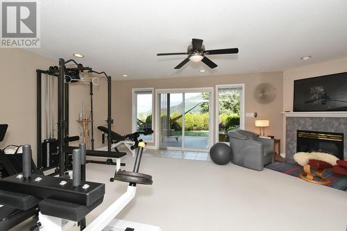 2675 Doebert Road, Blind Bay, BC - Indoor Photo Showing Gym Room