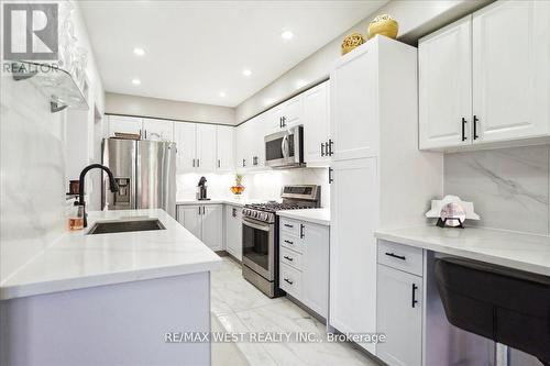 8 Lurcook Street, Ajax (South East), ON - Indoor Photo Showing Kitchen With Stainless Steel Kitchen With Upgraded Kitchen