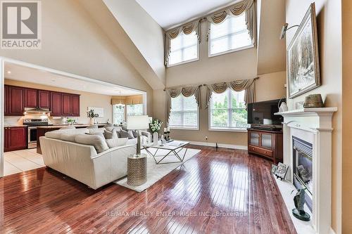 759 Hidden Grove Lane, Mississauga (Lorne Park), ON - Indoor Photo Showing Living Room With Fireplace