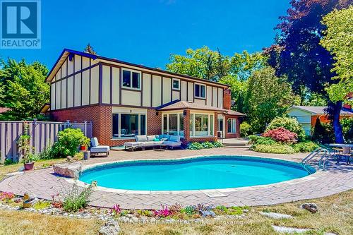 1401 Bunsden Avenue, Mississauga (Sheridan), ON - Outdoor With In Ground Pool With Deck Patio Veranda