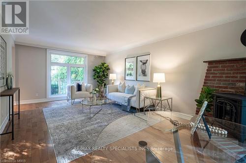 2165 Meadowbrook Road, Burlington (Mountainside), ON - Indoor Photo Showing Living Room With Fireplace