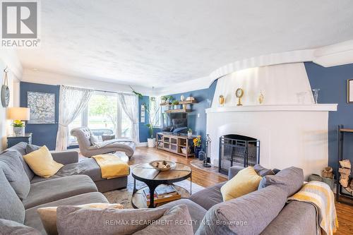 46 Mountain Brow Boulevard, Hamilton (Sunninghill), ON - Indoor Photo Showing Living Room With Fireplace