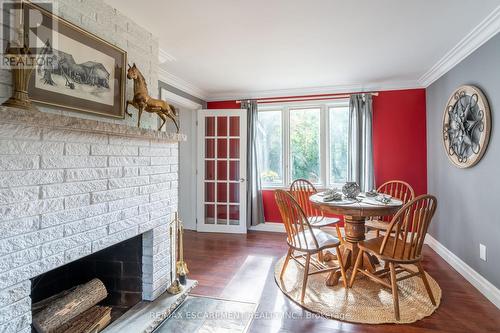 65 7Th Concession Road E, Hamilton, ON - Indoor Photo Showing Dining Room With Fireplace