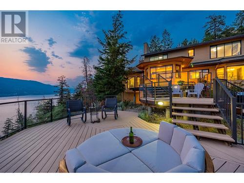 1252 Kyndree Court, Kelowna, BC - Outdoor With Body Of Water With Deck Patio Veranda