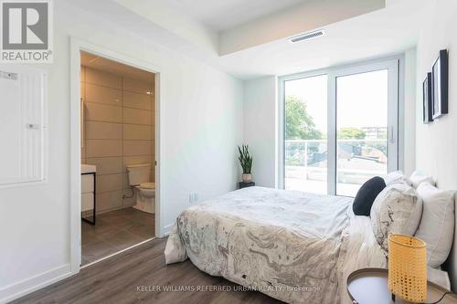 417 - 150 Logan Avenue, Toronto (South Riverdale), ON - Indoor Photo Showing Bedroom