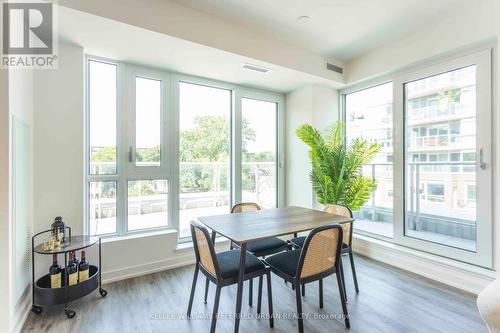 417 - 150 Logan Avenue, Toronto (South Riverdale), ON - Indoor Photo Showing Dining Room