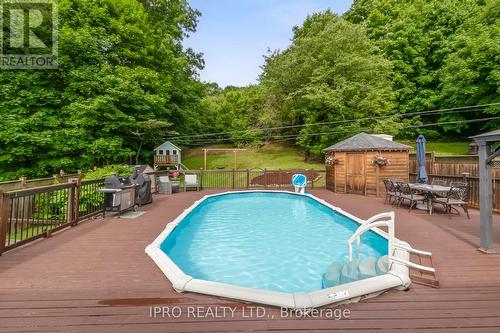 8 Sir Raymond Drive, Toronto (Guildwood), ON - Outdoor With Above Ground Pool With Deck Patio Veranda With Backyard