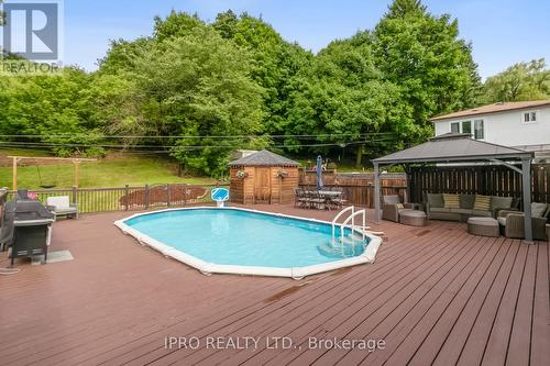 8 Sir Raymond Drive, Toronto (Guildwood), ON - Outdoor With Above Ground Pool With Deck Patio Veranda With Backyard