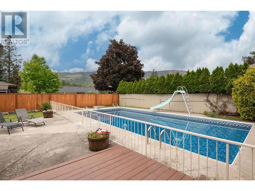 3132 Shannon Court, West Kelowna, BC - Outdoor With In Ground Pool With Deck Patio Veranda With Backyard