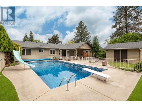 3132 Shannon Court, West Kelowna, BC - Outdoor With In Ground Pool With Deck Patio Veranda With Backyard