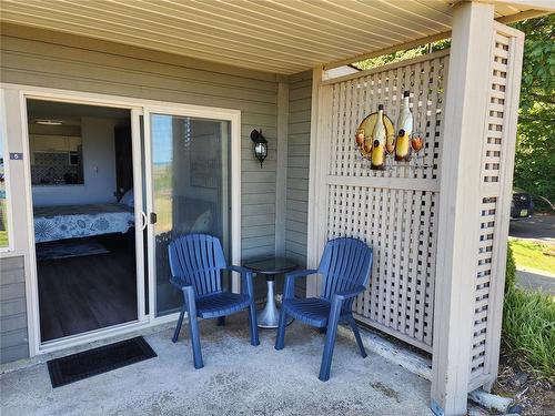 205-3295 Island Hwy West, Qualicum Beach, BC - Outdoor With Deck Patio Veranda With Exterior