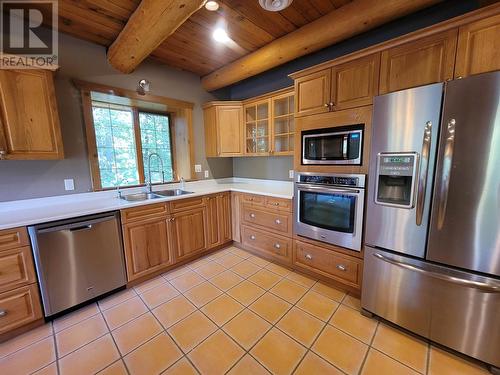 4616 Merkley Road, Terrace, BC - Indoor Photo Showing Kitchen With Double Sink