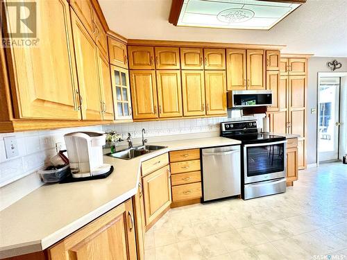 Eberle Acreage, Nipawin Rm No. 487, SK - Indoor Photo Showing Kitchen With Double Sink