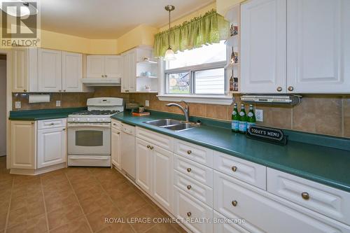 219 Greenwood Avenue, Oshawa (Vanier), ON - Indoor Photo Showing Kitchen With Double Sink