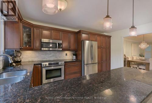 4320 Shelby Crescent, Mississauga (Rathwood), ON - Indoor Photo Showing Kitchen With Stainless Steel Kitchen With Double Sink With Upgraded Kitchen