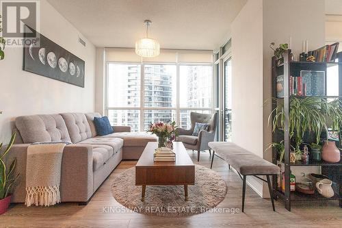 2405 - 30 Gibbs Road, Toronto (Islington-City Centre West), ON - Indoor Photo Showing Living Room