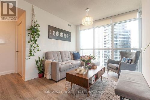 2405 - 30 Gibbs Road, Toronto (Islington-City Centre West), ON - Indoor Photo Showing Living Room