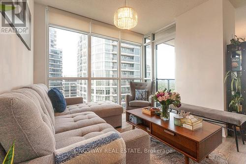 2405 - 30 Gibbs Road, Toronto (Islington-City Centre West), ON - Indoor Photo Showing Living Room