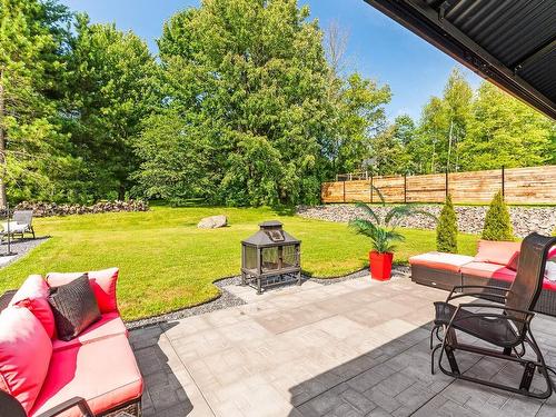 Cour - 207 Rue Des Pins, Roxton Falls, QC - Outdoor With Deck Patio Veranda With Backyard