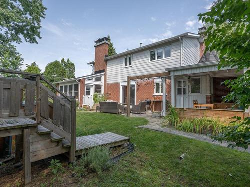 Backyard - 38 Av. De Hautmont, Lorraine, QC - Outdoor With Deck Patio Veranda