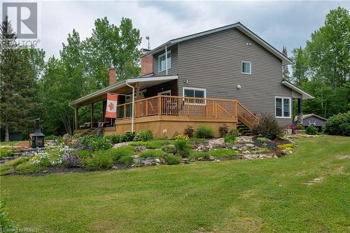 855 Highway 17 E, Bonfield, ON - Outdoor With Deck Patio Veranda With Exterior