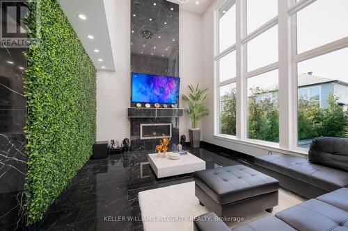 232 Condado Crescent, Ottawa, ON - Indoor Photo Showing Living Room With Fireplace