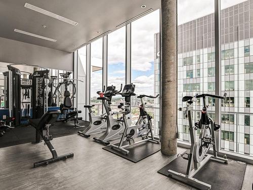 Exercise room - 508-1150 Rue St-Denis, Montréal (Ville-Marie), QC - Indoor Photo Showing Gym Room