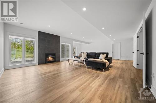 148 Westar Farm Way, Ottawa, ON - Indoor Photo Showing Living Room With Fireplace