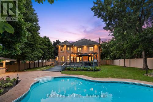 5103 Royal Mills Court, Mississauga (Central Erin Mills), ON - Outdoor With In Ground Pool With Deck Patio Veranda With Backyard