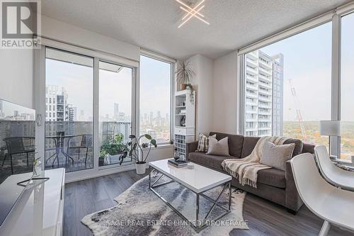 2103 - 20 Tubman Avenue, Toronto, ON - Indoor Photo Showing Living Room