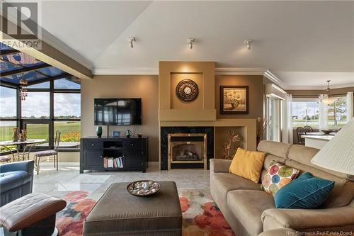 80 York Street, Richibucto, NB - Indoor Photo Showing Living Room With Fireplace