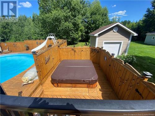 1060 Birchwood Drive, Bathurst, NB - Outdoor With In Ground Pool With Deck Patio Veranda