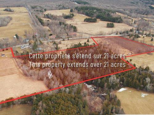 Aerial photo - 112 Rue Main, Hatley - Municipalité, QC - Outdoor With View