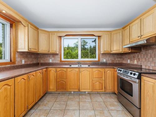 Cuisine - 522 Ch. De La Presqu'Île, Saint-André-Avellin, QC - Indoor Photo Showing Kitchen With Double Sink