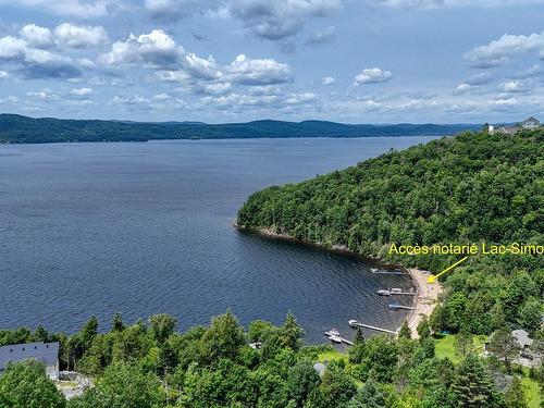 Aerial photo - 2100 Route 321, Lac-Simon, QC - Outdoor With Body Of Water With View