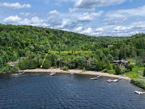 Aerial photo - 2100 Route 321, Lac-Simon, QC - Outdoor With Body Of Water With View