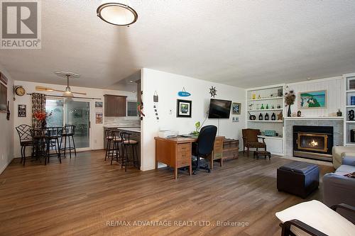 7 Stark Street, Bluewater (Bayfield), ON - Indoor Photo Showing Living Room With Fireplace