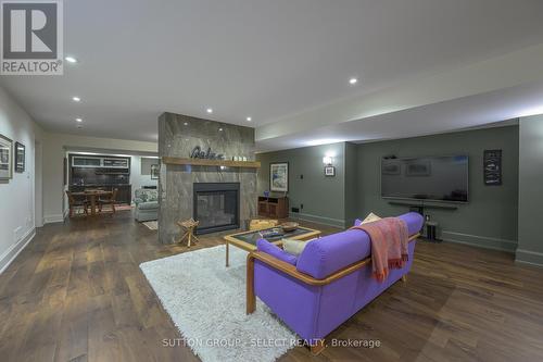 1011 Cherrygrove Drive, London, ON - Indoor Photo Showing Living Room With Fireplace