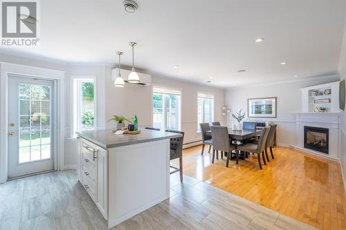 65 Regent Street, St. John’S, NL - Indoor Photo Showing Dining Room With Fireplace