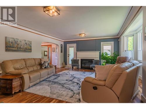 1101 Columbia  Avenue, Trail, BC - Indoor Photo Showing Living Room With Fireplace