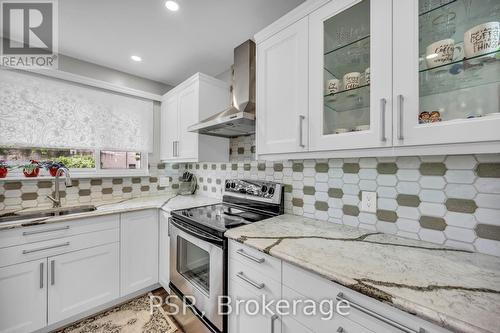 154 Gainsborough Road, Hamilton (Riverdale), ON - Indoor Photo Showing Kitchen With Double Sink